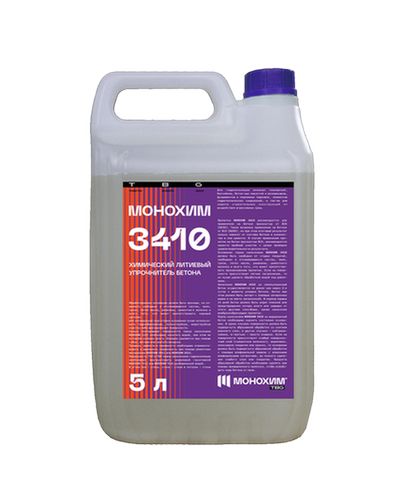 МОНОХИМ 3410 Химически активная пропитка на основе силиката лития – упрочнитель бетона